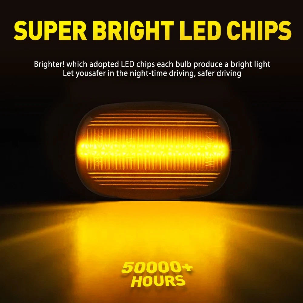 For Toyota Hilux 2005-2014/RAV4 94-03 LED Flowing Side Marker Light 81730-02040.