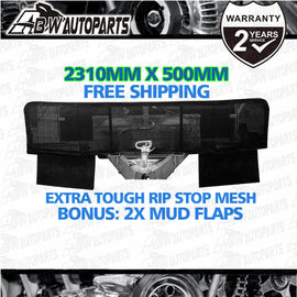 Camper Trailer Stone Guard Shield Protection, Black Mesh, Removable, Off Road RV