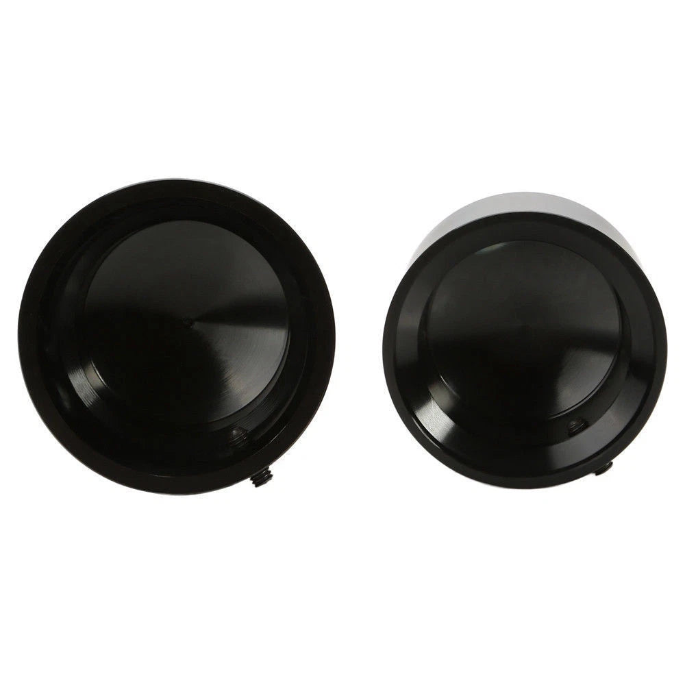 2pcs Black Rear Axle Cover Cap Nut for Harley Dyna Softail Electra Street Glide