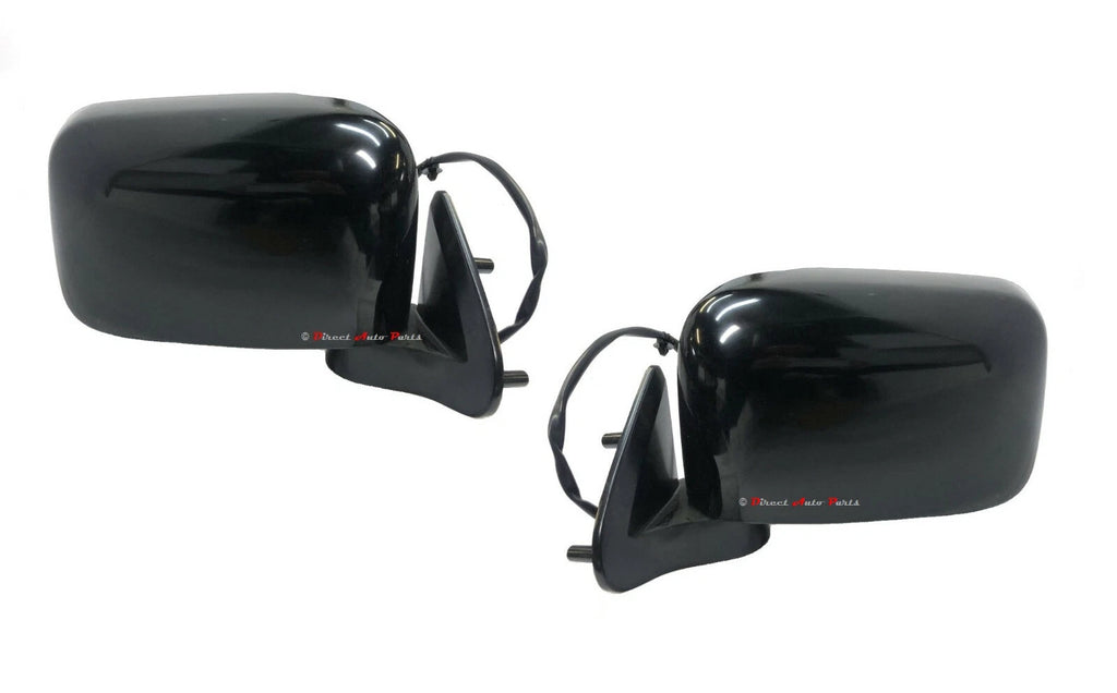*NEW* DOOR MIRROR ( ELECTRIC BLACK ) for NISSAN NAVARA D22 2001- 2015 PAIR LH+RH