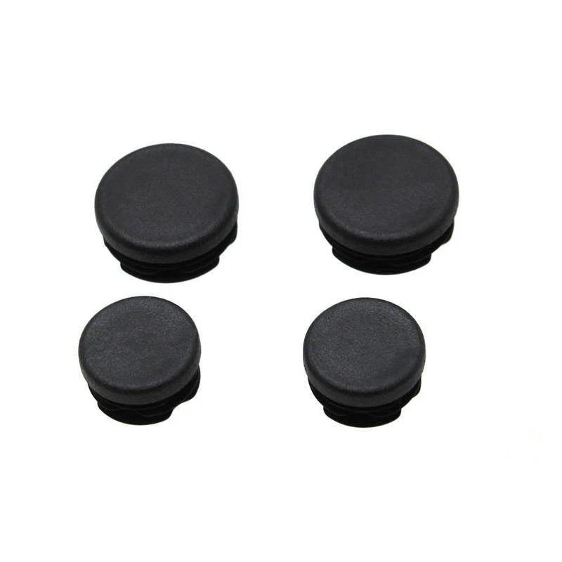 4PCS Black Motorcycle Frame Caps Hole Cover ABS For Ducati Desert X 2022-2023 ST