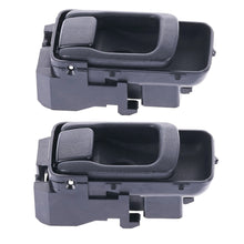 Load image into Gallery viewer, Door Handle Inner for Nissan Navara 97-15 Set of 4 Black FRONT REAR LEFT+RIGHT