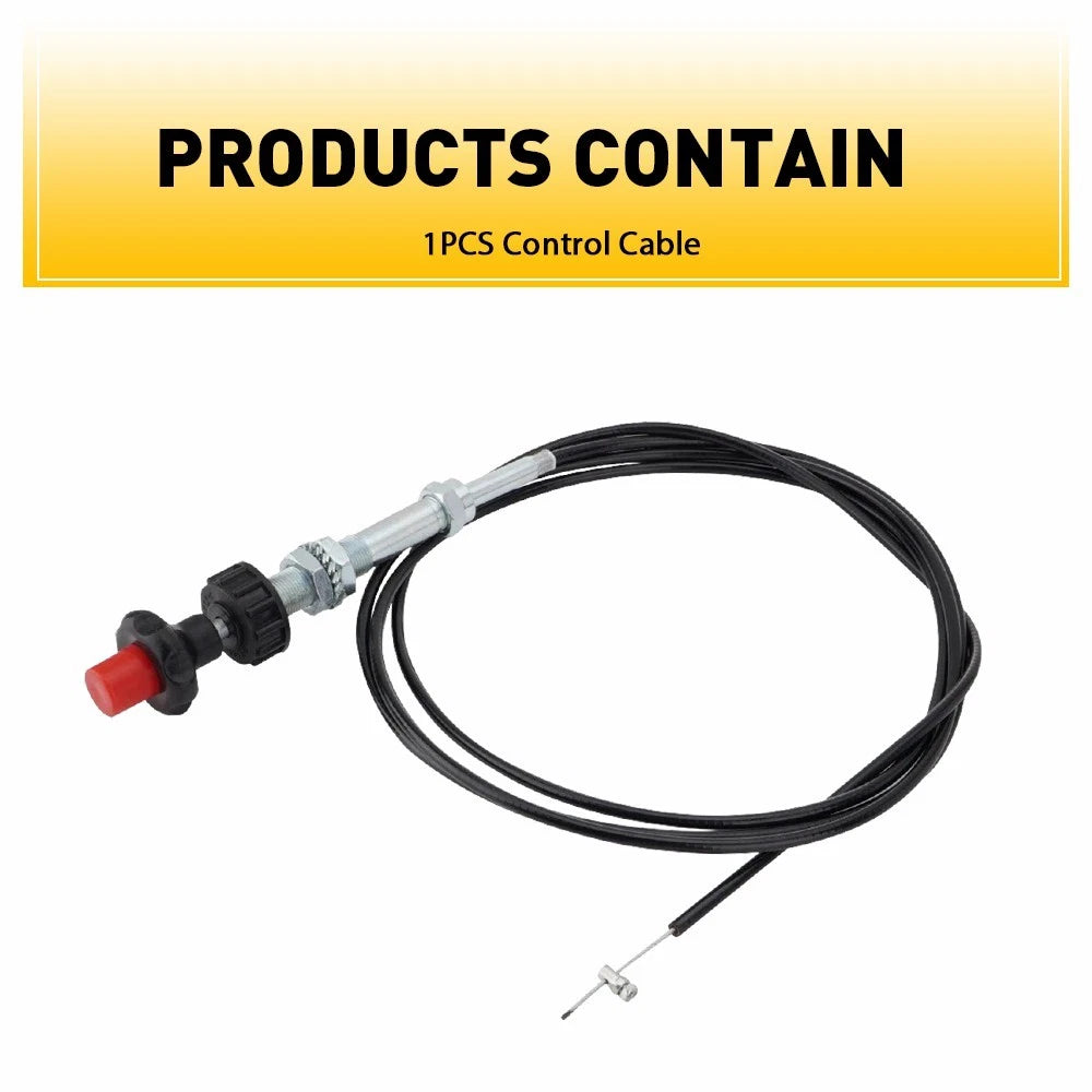 2x Multi Purpose Heavy Duty Vernier Locking Throttle Cable Control Cable AU