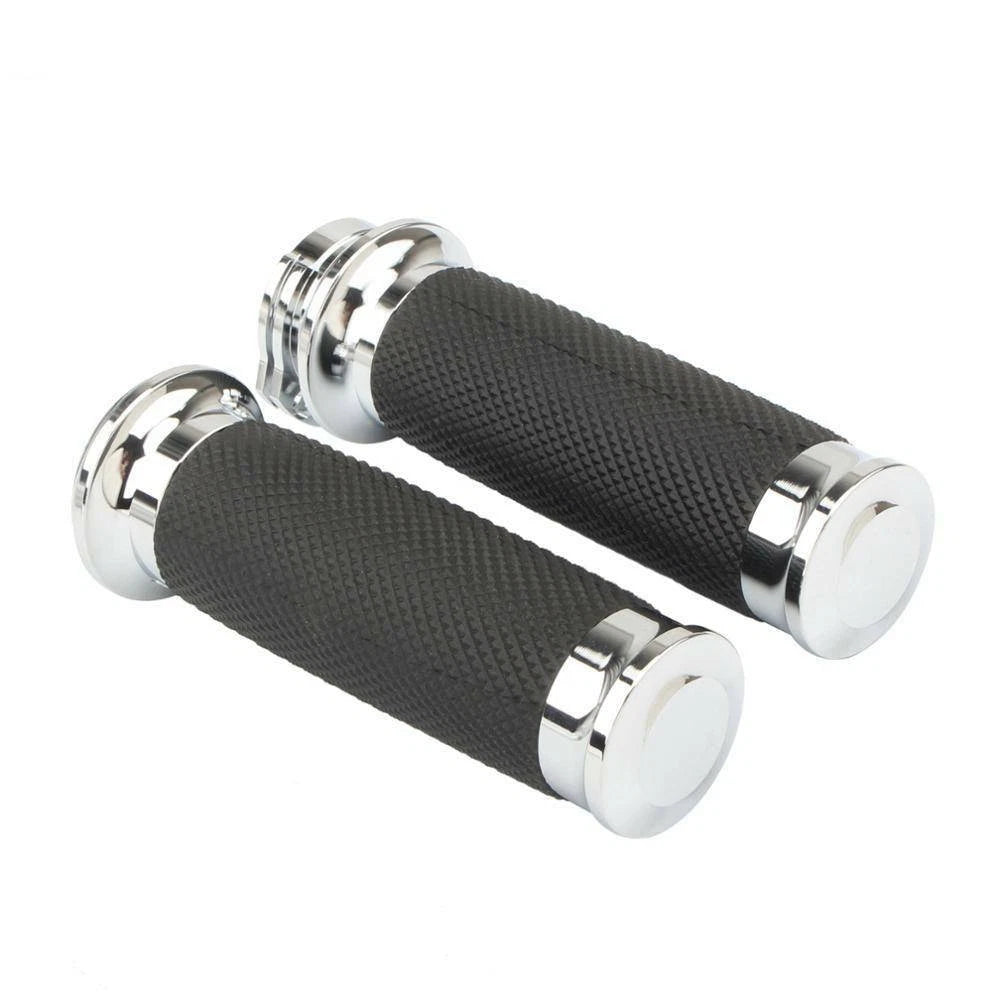 1" 25mm Hand Grips Handlebar For Harley Sportster Dyna Softail VRSC Touring ST