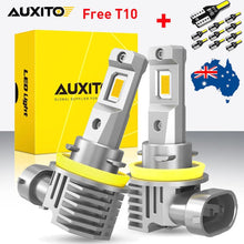 Load image into Gallery viewer, 2pc H8 H9 H11 LED Headlight Amber Fog Globes Light Bulbs Kit High/Low Beam 6500K