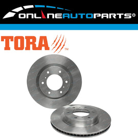 2 Front Brake Disc Brake Rotors for Mitsubishi Pajero NS NT NW 2006~2014 Pair