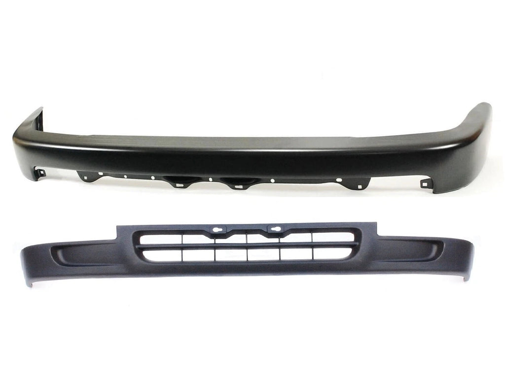 FRONT BUMPER BAR, LAMP & APRON SUIT TOYOTA HILUX SURF & 4 RUNNER 1991-1997 BLACK