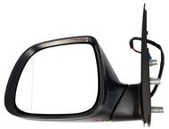 Electric Black Left Door Mirror for Volkswagen Amarok 2011–2016