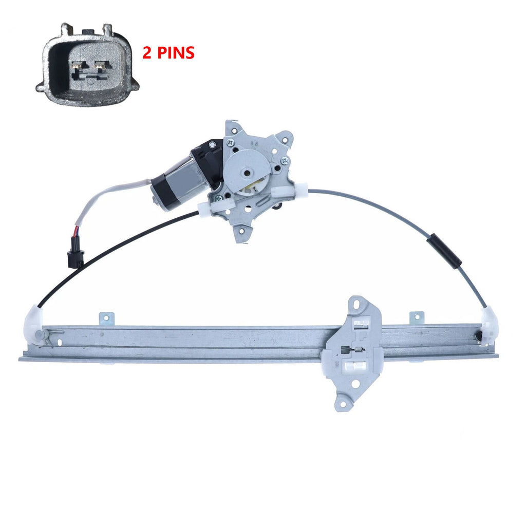 Window Regulator W/Motor 2 Pins Front Right FRH for Nissan Navara D40 08-15 MNT
