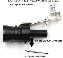 Load image into Gallery viewer, 2x Turbo Exhaust Whistle Sound Simulator Dump Car Tailpipe Valve Whistler AU