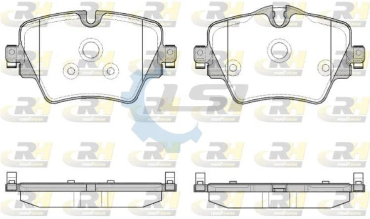 Front Brake Pads and Disc Rotors w/ sensor Set for BMW X3 X4 G01G02 330mm