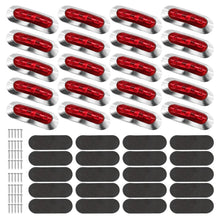 Load image into Gallery viewer, 20X Red LED Clearance Lights Side Marker Lamp Trailer Truck Caravan Lorry IP67