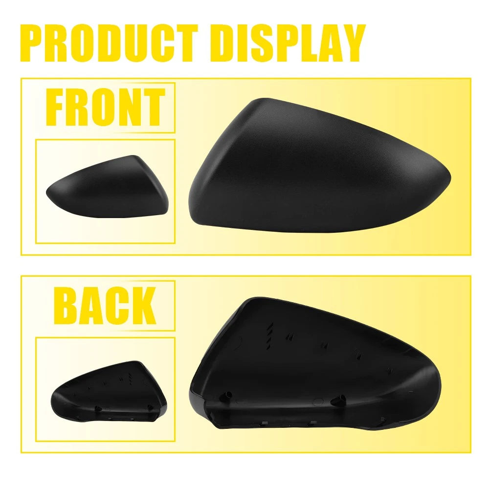 2x Door Mirror Cover House Cap Left Right Side For Nissan Dualis J10 2007-2014 Z