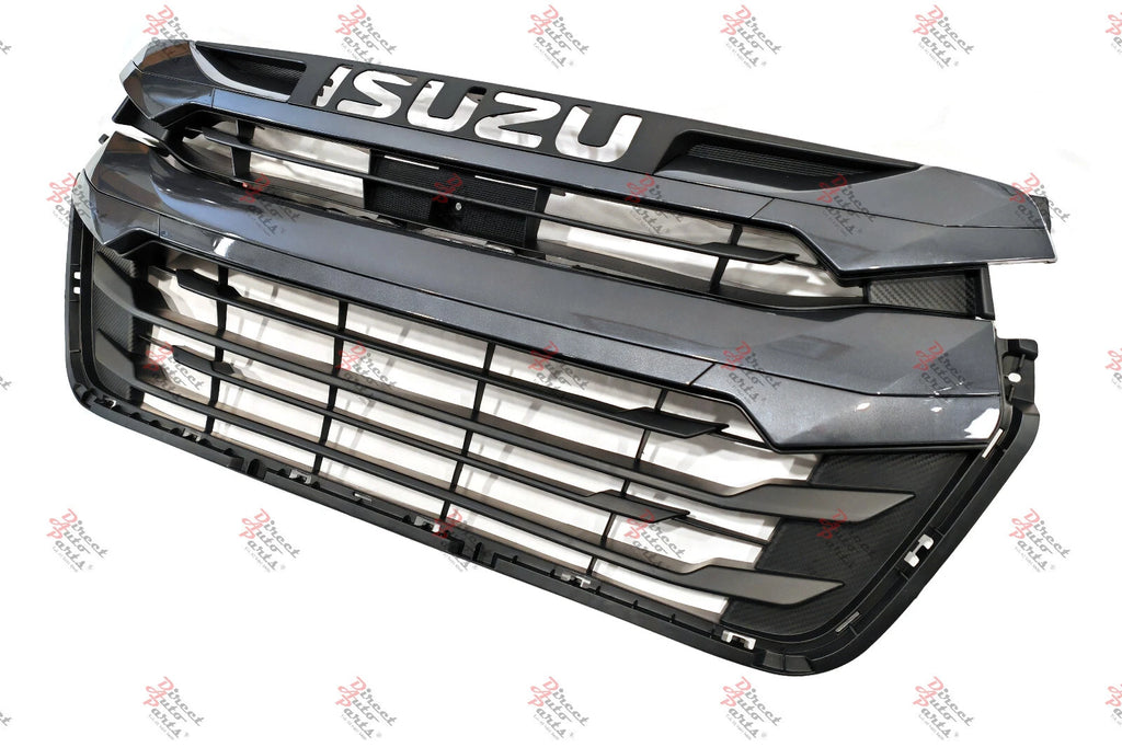 *NEW* GRILLE MESH (UPPER & LOWER, DARK GREG) for ISUZU D-MAX DMAX 2/4WD 2020 -ON