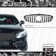 Load image into Gallery viewer, Black Front Grille For Mercedes Benz C-Class W205 C43 AMG 2015-2018 Brand New