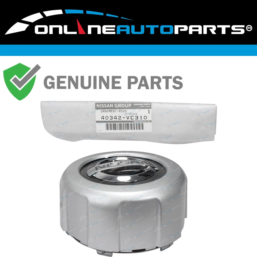 Genuine Nissan Patrol - Rear Alloy Wheel Center Plastic Cap for Patrol Y61 GU