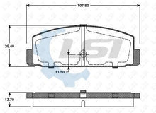 Load image into Gallery viewer, Rear Brake Pads and Disc Rotors Set for MAZDA 6 2.3L GG 2002-07