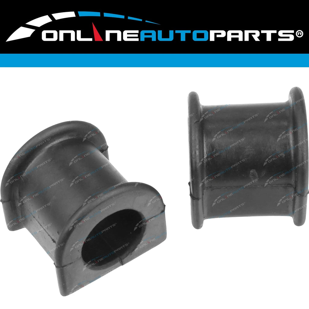 2 x 25mm Rubber Front Sway Bar D-Mount Bushes for Toyota Hilux 4Runner YN63