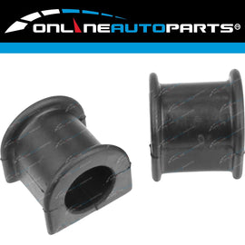 2 x 25mm Rubber Front Sway Bar D-Mount Bushes for Toyota Hilux 4Runner YN63