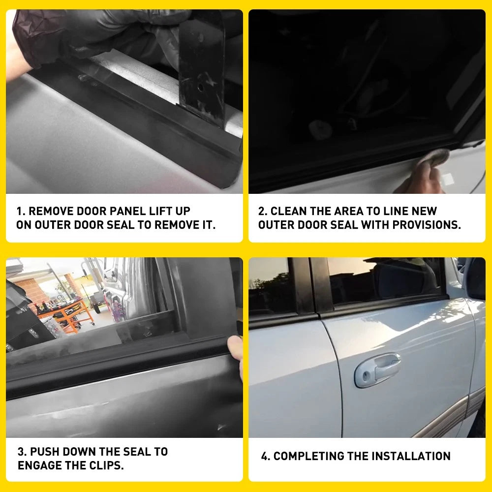 Window Seals Weather Strip for 4 Door Toyota LandCruiser 100 105 Series SUV