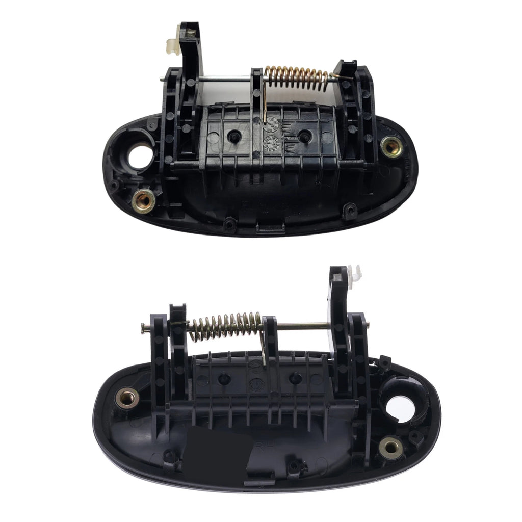 4pc Front Rear Left & Right Outer Door Handle Black for Holden Barina TK 2005-11