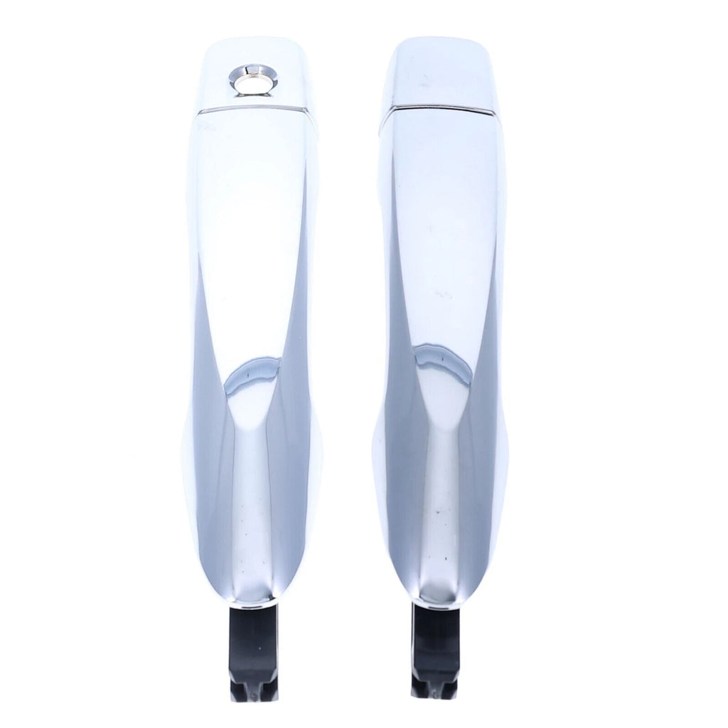 Door Handle Outer for Nissan Qashqai 14-21 Set of 4 Chrome FRONT LEFT+RIGHT