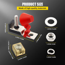 Load image into Gallery viewer, Waterproof 100A 8mm MRBF fuse holder battery terminal mount W/ 1 fuse Univerasl