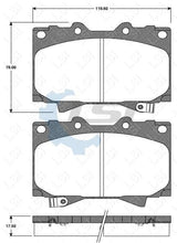 Load image into Gallery viewer, Front Heavy Duty Brake Pads Disc Rotors for LANDCRUISER 100 HDJ100 UZJ100 98-07