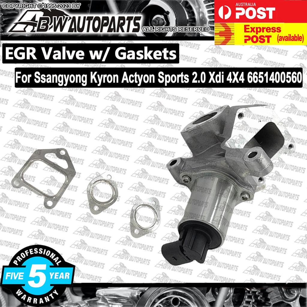 EGR Valve + Gaskets fits Ssangyong Kyron Actyon Sports 2.0 Xdi 4x4 A6651400660