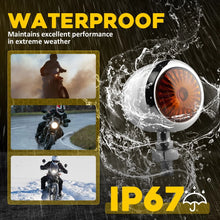 Load image into Gallery viewer, 4X Chrome Motorcycle Bullet Turn Signal Indicator Lights for Bobber Cafe Racer