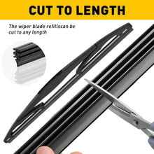 Load image into Gallery viewer, 10 x 6 mm Wiper Blade Refill Car Replacement Windshield Strip Premium Rubber 24"