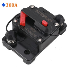 Load image into Gallery viewer, Waterproof Car Circuit Breaker Fuse Reset 120-300A 12V-48V DC Car Boat Auto IP67
