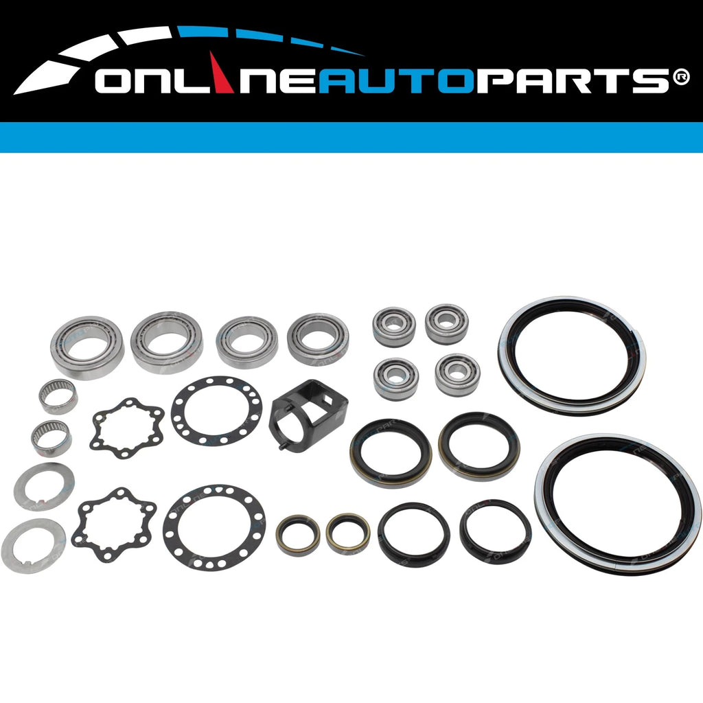 Swivel Hub Wheel Bearing Kit & Hub Tool + Grease for Nissan Patrol GU Y61 98~14