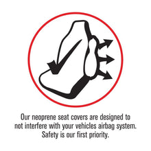 Load image into Gallery viewer, Sperling Getaway Neoprene Front Black - Black Stitch Seat Covers Suits Pajero...