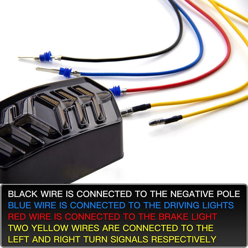 Motorcycle LED Tail Light Rear Brake Turn Signal For Honda Grom MSX 125 CBR650F