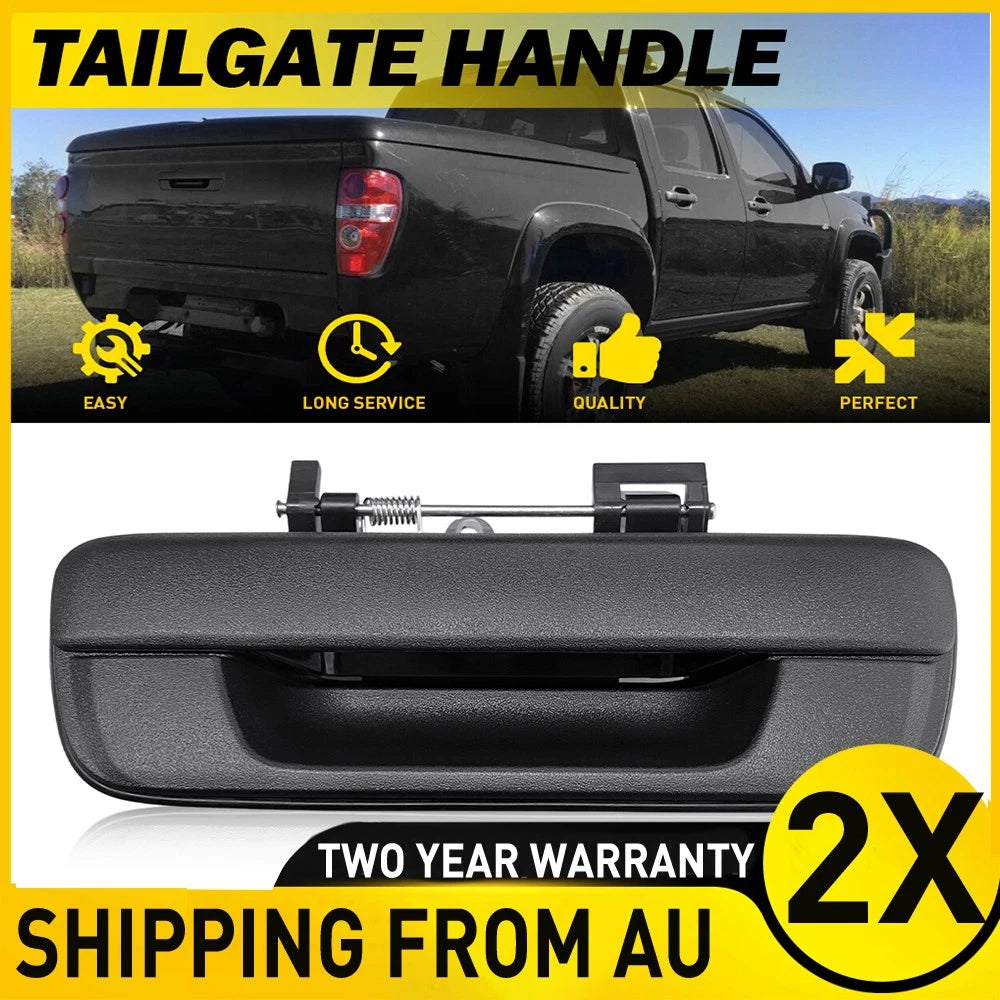 2x For Holden Colorado RC Rodeo RA /DMAX 2008-2012 Tailgate Handle NO Keyhole 1x