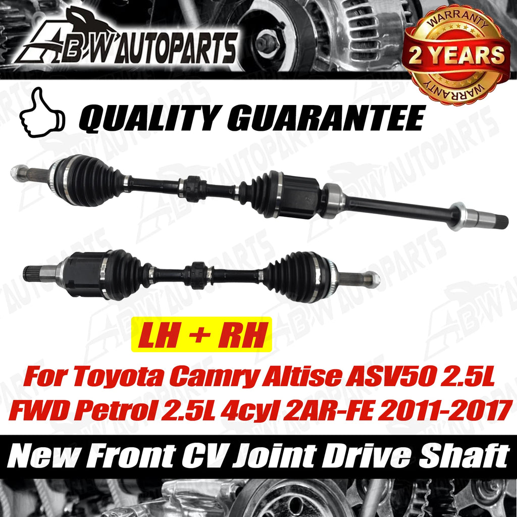 Pair Front CV Joint Drive Shaft For Toyota Camry ASV50R 2.5L 2AR-FE 2011-2017 AU