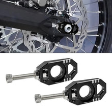 Load image into Gallery viewer, For Surron Ultra Bee 2023+ CNC Aluminum 2x Axle Block Chain Adjuster Bolts Black