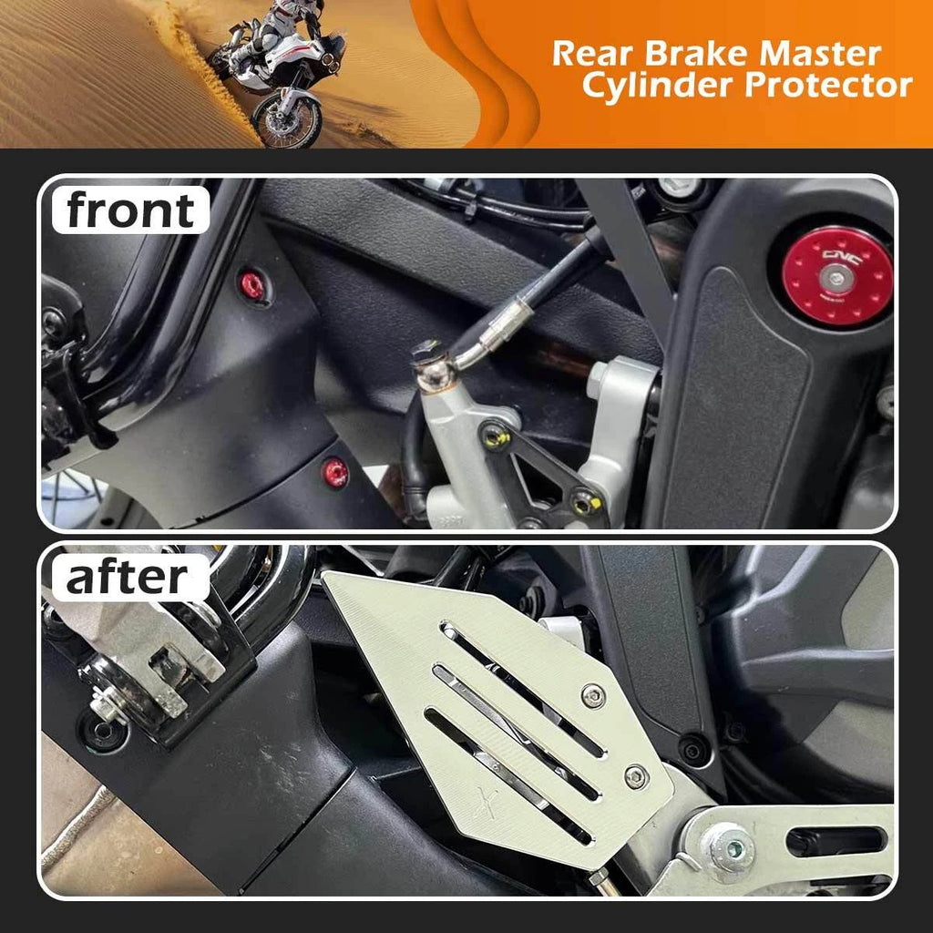 Rear Brake Master Cylinder Protector for Ducati Desert X 2022+ Billet Aluminum
