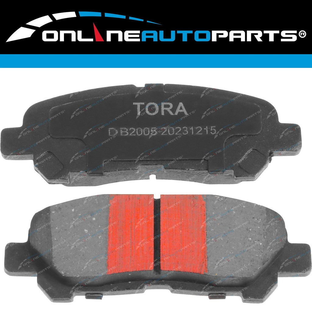 Rear Disc Brake Rotors + Pads for Toyota Kluger GSU40 GSU45 V6 3.5L 2007~2014