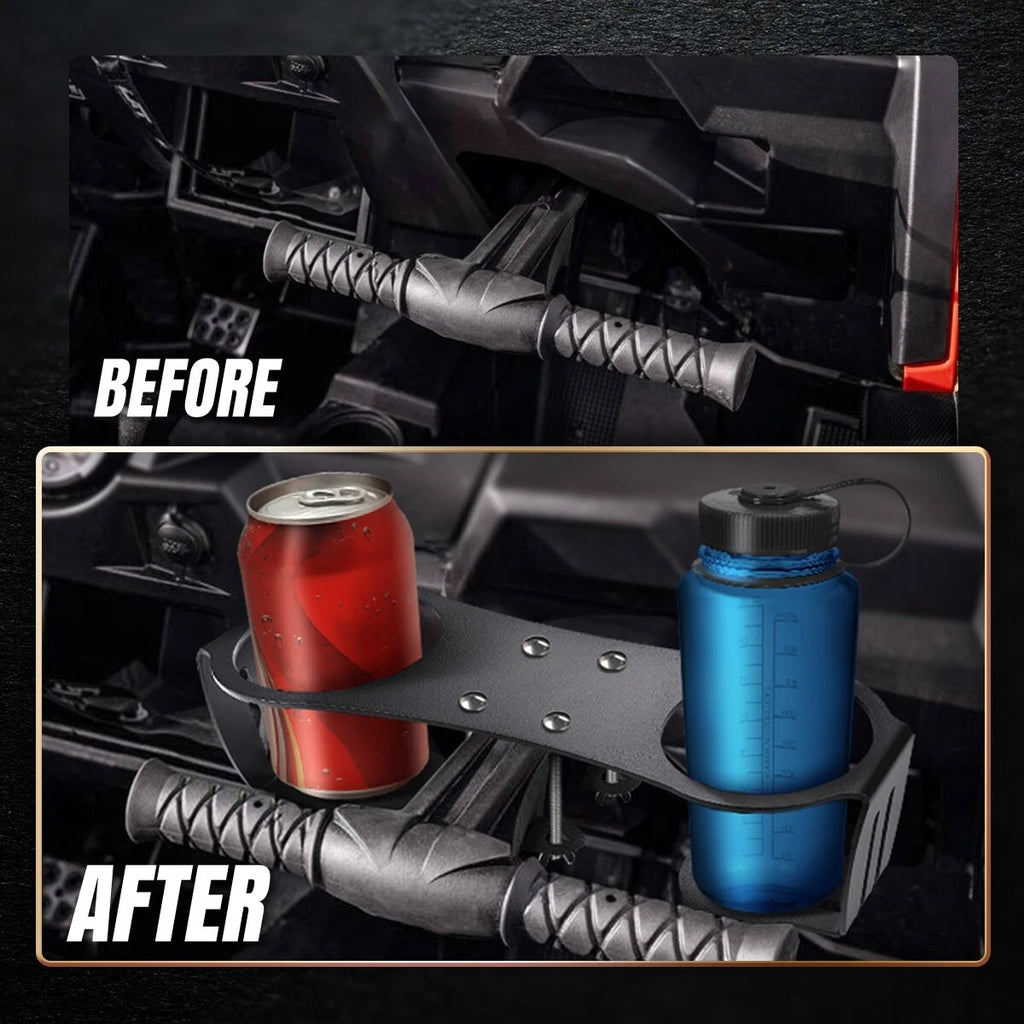 Black Handle Cup And Drink Holder For Honda Talon 1000R 1000X 19-23 1000X-4 20+