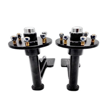 Load image into Gallery viewer, 6 x 5.5 -Lug Shipping Container Wheels with Hub for Empty Shipping Containers – Heavy-Duty Mobility Solution