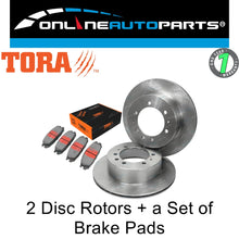 Load image into Gallery viewer, Rear Disc Rotor + Brake Pad Kit for Nissan Patrol GQ Y60 1988~1999 4X4