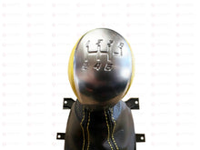 Load image into Gallery viewer, Manual Yellow Leather Gear Knob &amp; Boot Frame Holden Commodore VE V8 6 Speed HSV