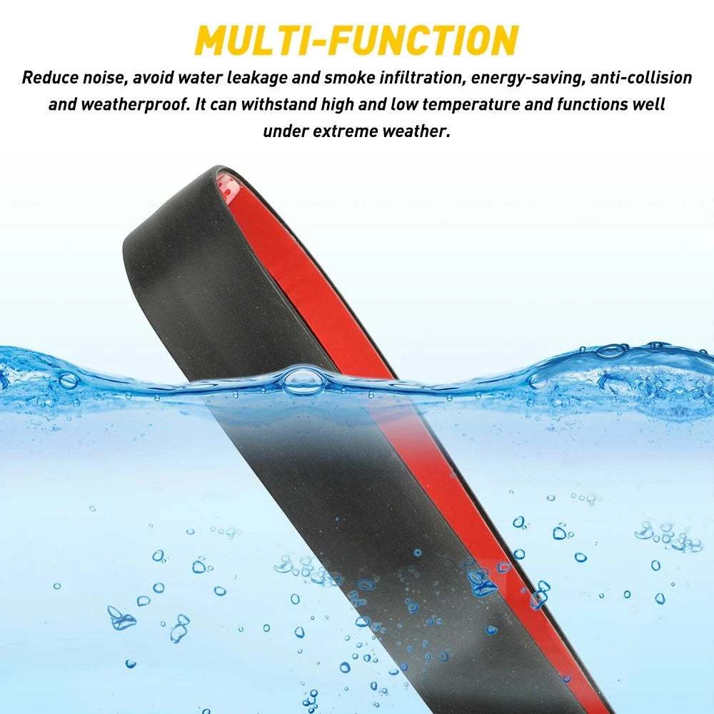 3M Car Door Edge Protector Protection Anti-Scratch Strip Trim Seal Rubber NEW