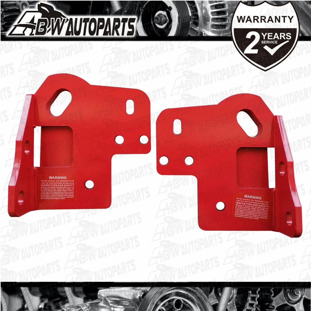 Heavy Duty Rated Recovery Tow Points for Colorado RG Dmax Mux Trailblazer 4WD