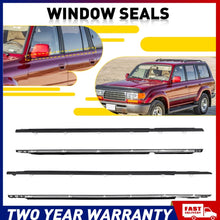 Load image into Gallery viewer, 4x For 1990-1997 Toyota Landcruiser 80 Series Window Weather Seal Chrome