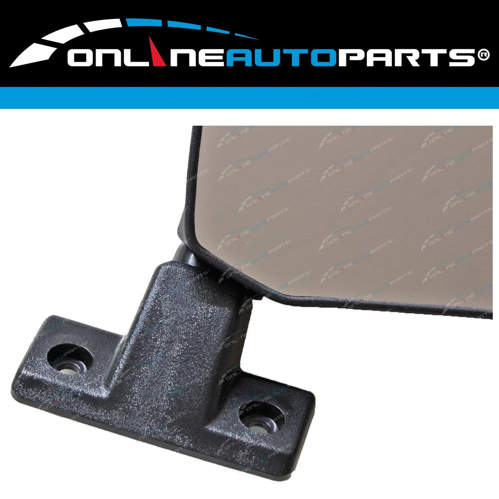 LH+RH Black Door Mirrors Pair for Toyota Landcruiser Bundera LJ70 RJ70 1985-92