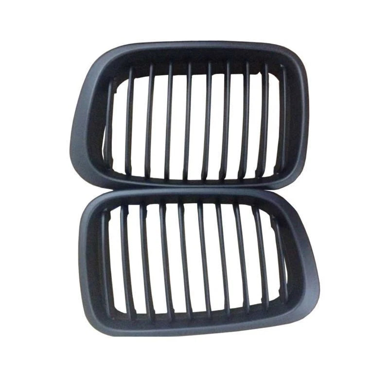 Matte Black Front Kidney Grill Grille For BMW E46 3 Series Sedan 4Door 98-01 ST