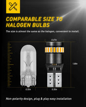 Load image into Gallery viewer, 2/4/10x T10 W5W LED 24-SMD White Car Interior Light Parker Bulb Wedge Globe. A